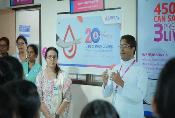 World Blood Donor Day at Caritas Hospital